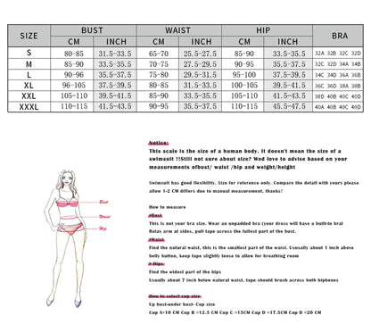 Hollow Out Bikini Set Women Swimwear with Long Skirt Cover Up Beachwear