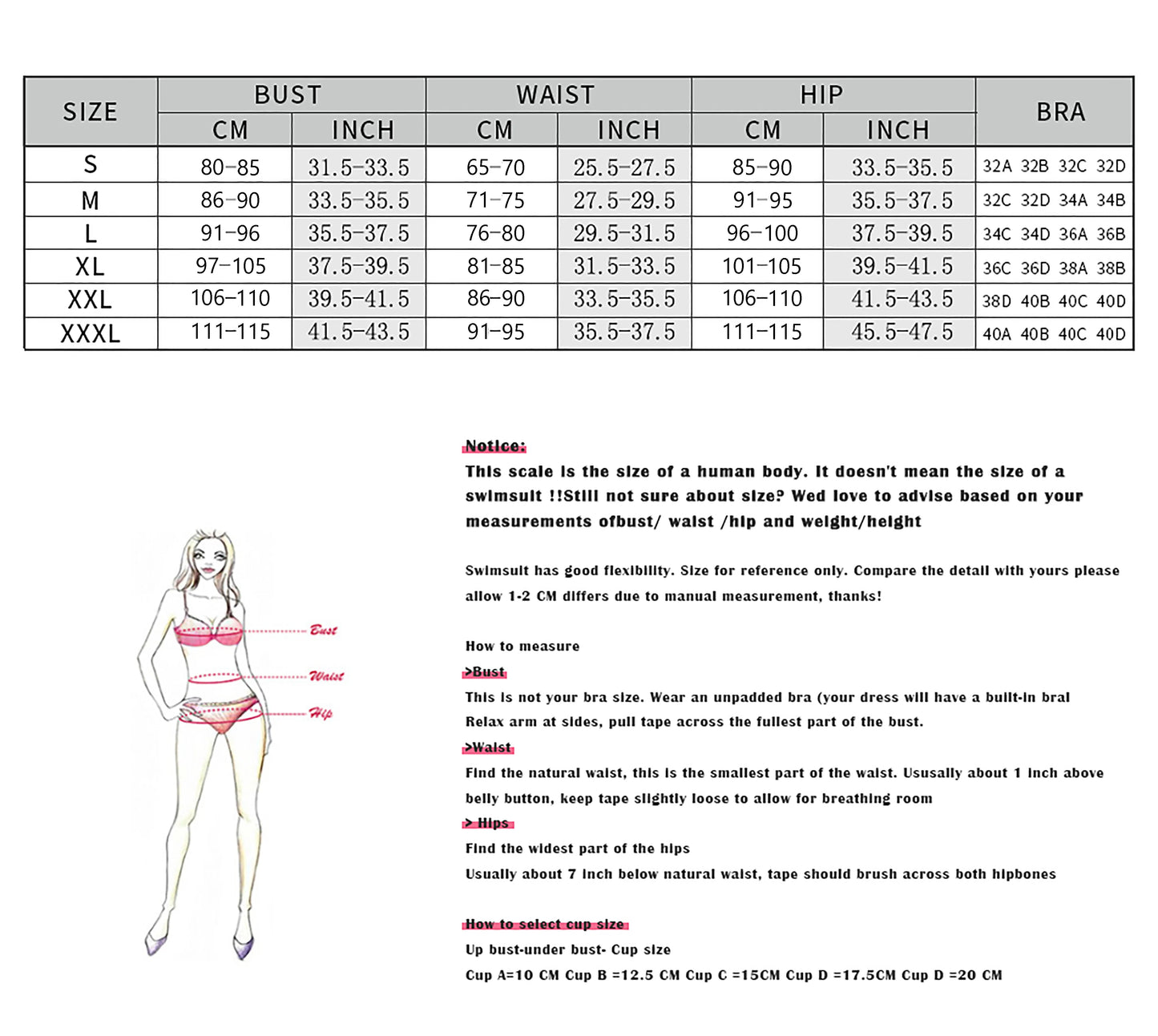 3 Piece Shell Bikini Set Women Push Up Swimsuit with Skirt Summer Beachwear